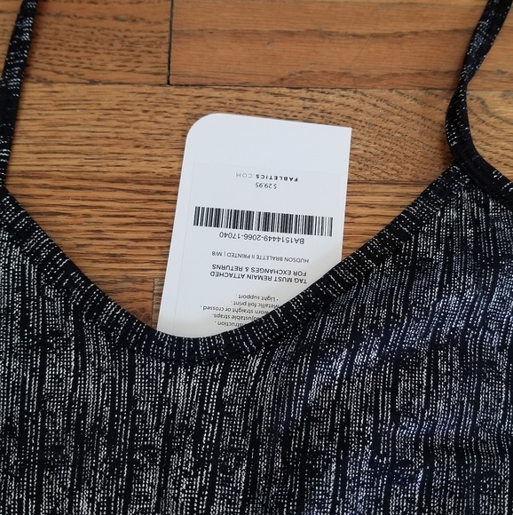 Fabletics Metallic Sports Bra and Booty Shorts Set - Picture 2 of 4